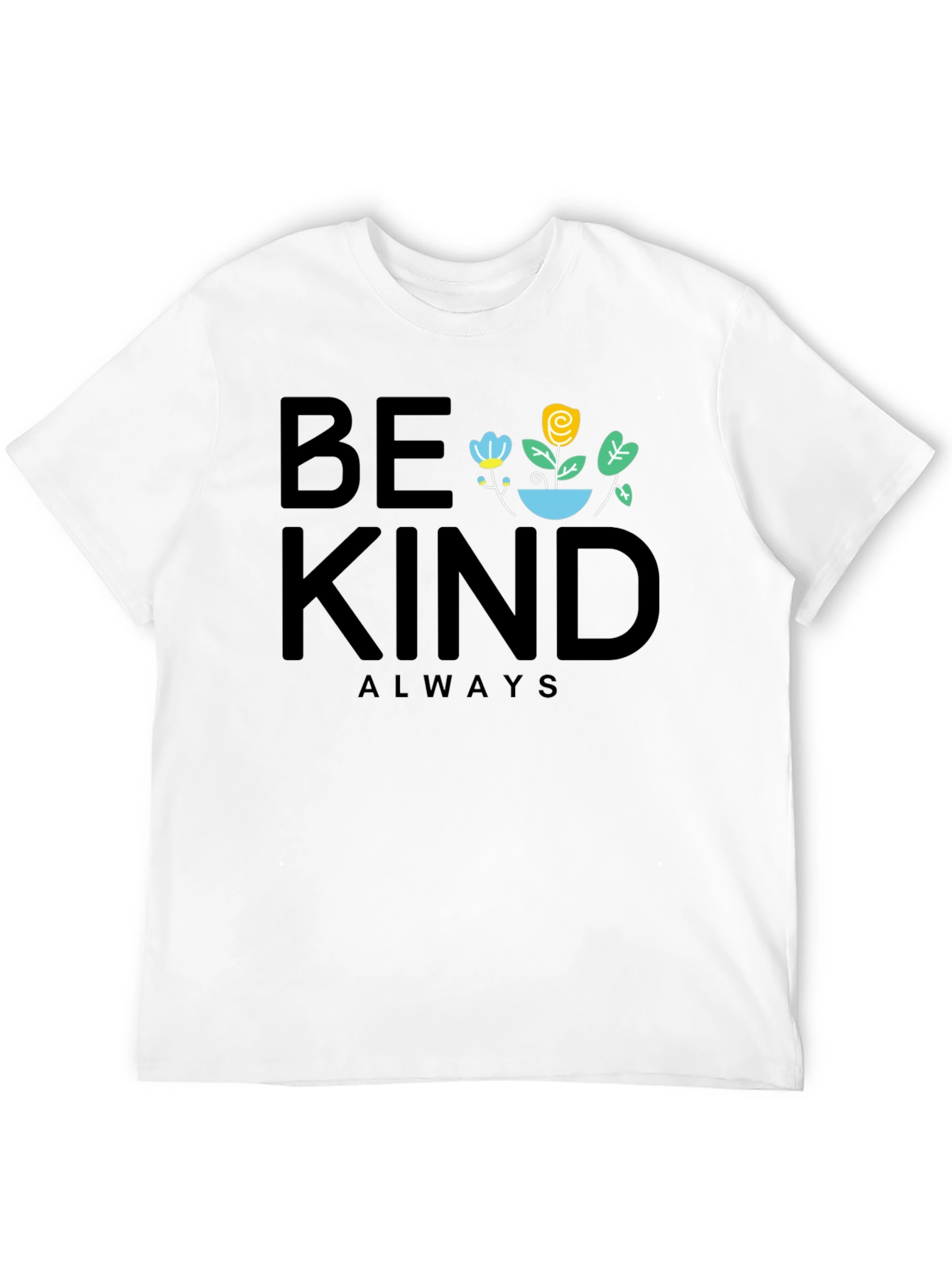 Be Kind Always Graphic T-Shirt - Black