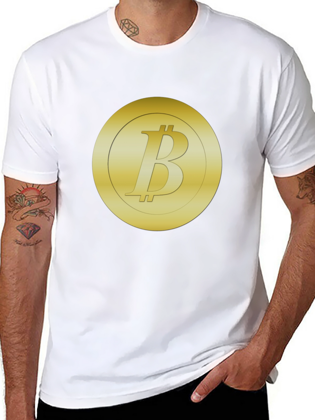 Bitcoin Emblem Tee - Crypto Currency T-Shirt