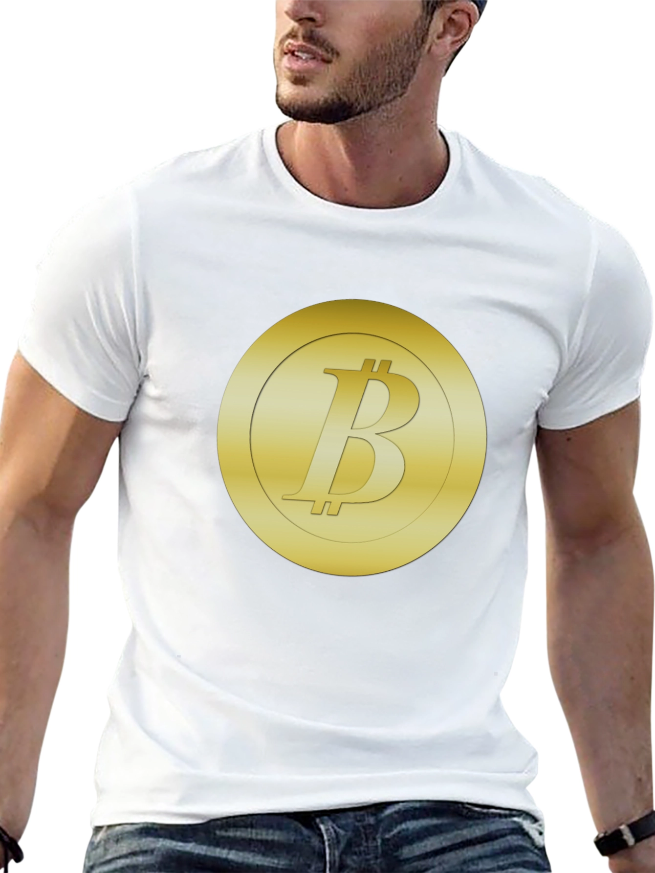 Bitcoin Emblem Tee - Crypto Currency T-Shirt