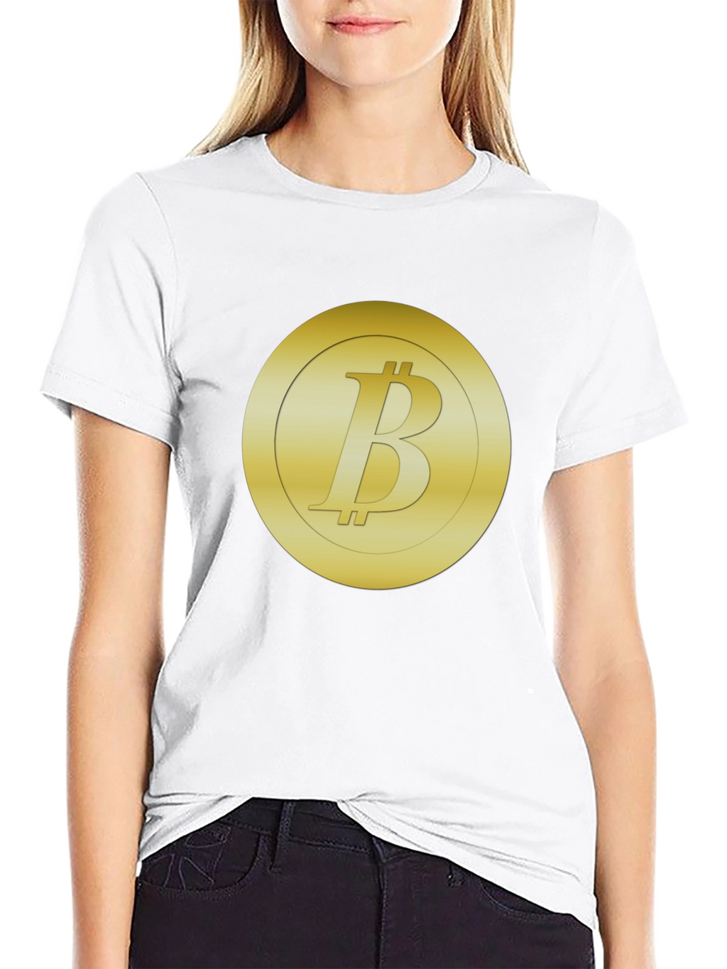 Bitcoin Emblem Tee - Crypto Currency T-Shirt