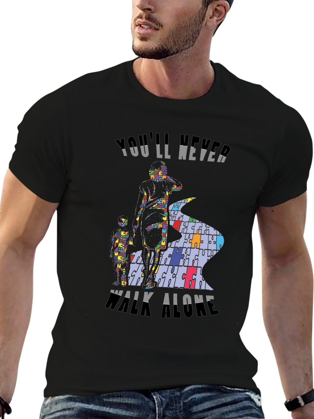 Autism Awareness Puzzle Piece T-Shirt