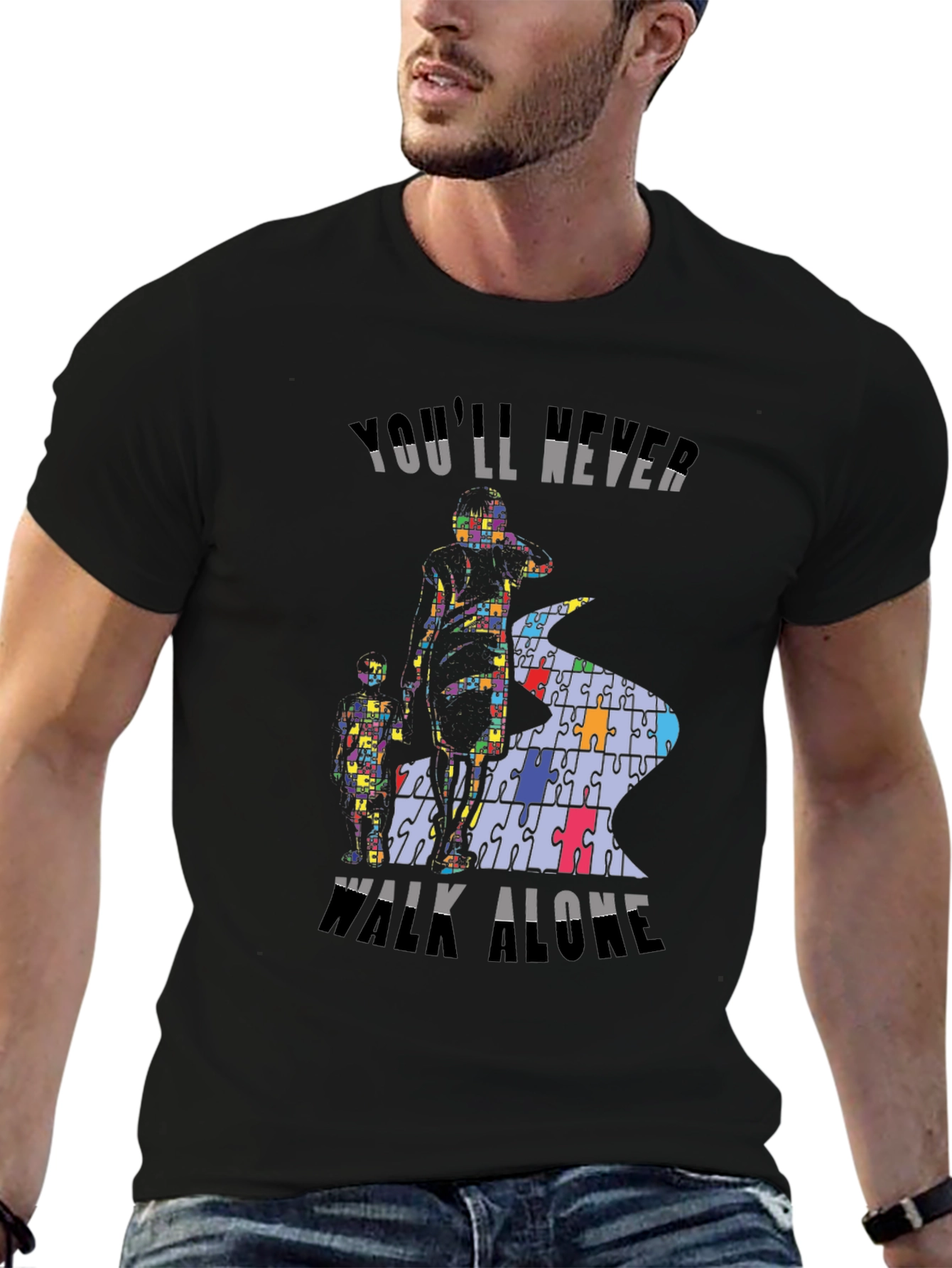 Autism Awareness Puzzle Piece T-Shirt