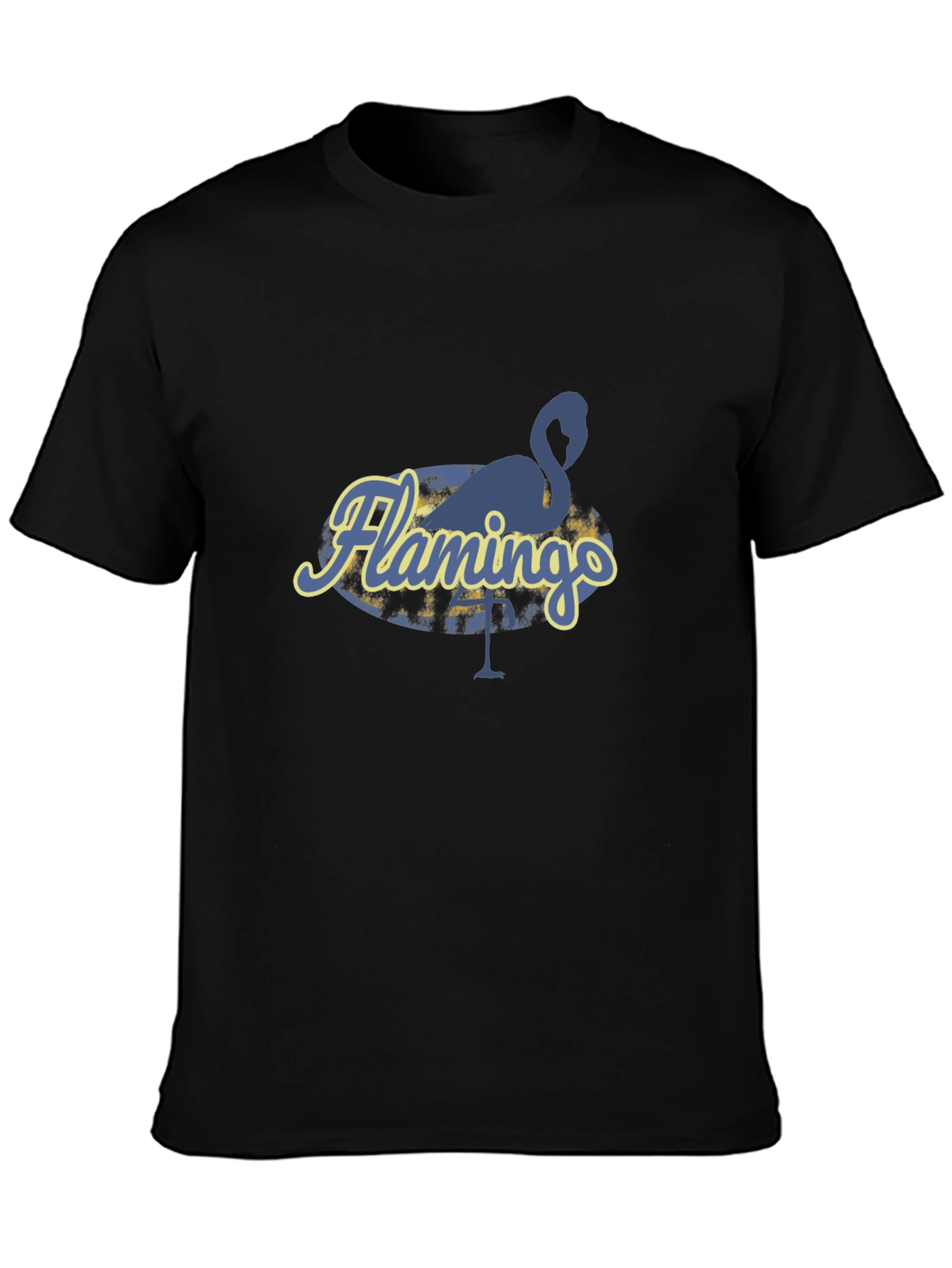 Flamingo Graphic T-Shirt - Black