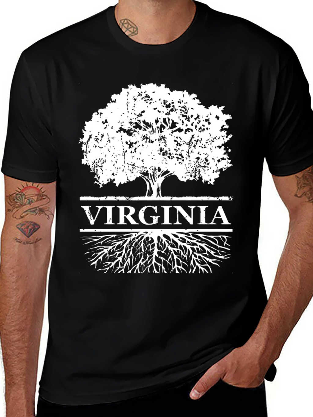 Virginia Roots Tree T-Shirt - State Pride