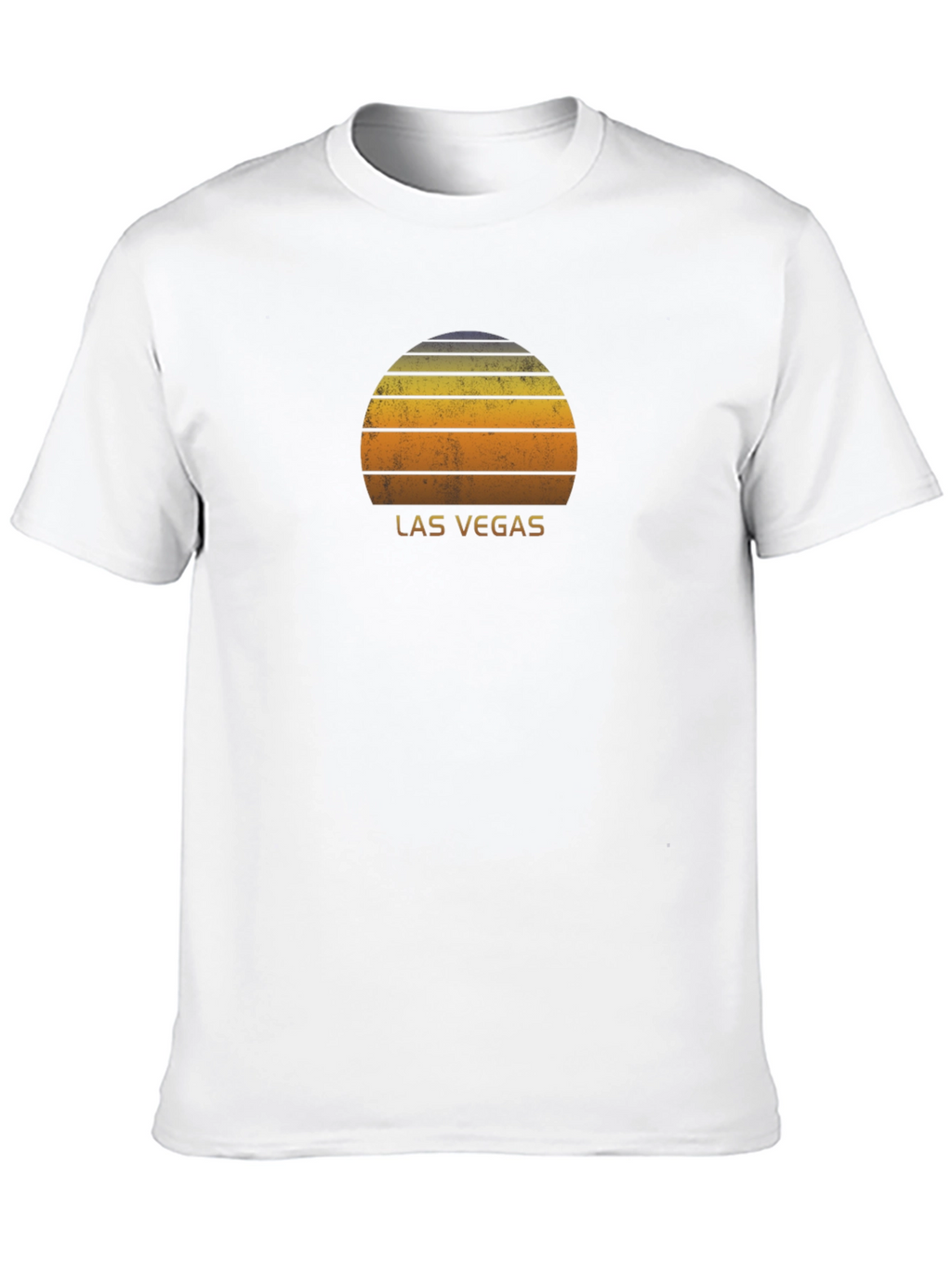 Las Vegas Sunset Graphic Tee - Retro Style