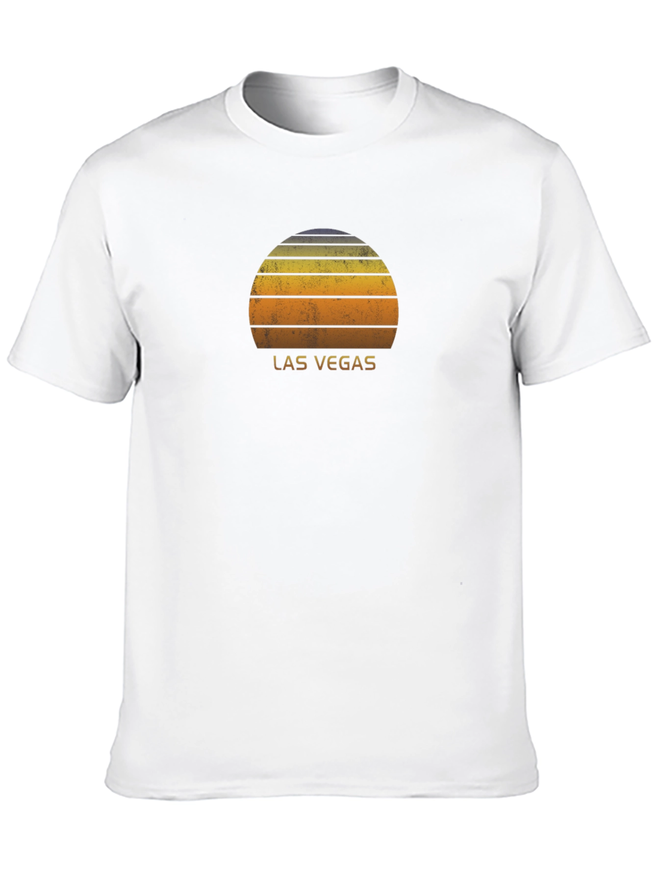 Las Vegas Sunset Graphic Tee - Retro Style