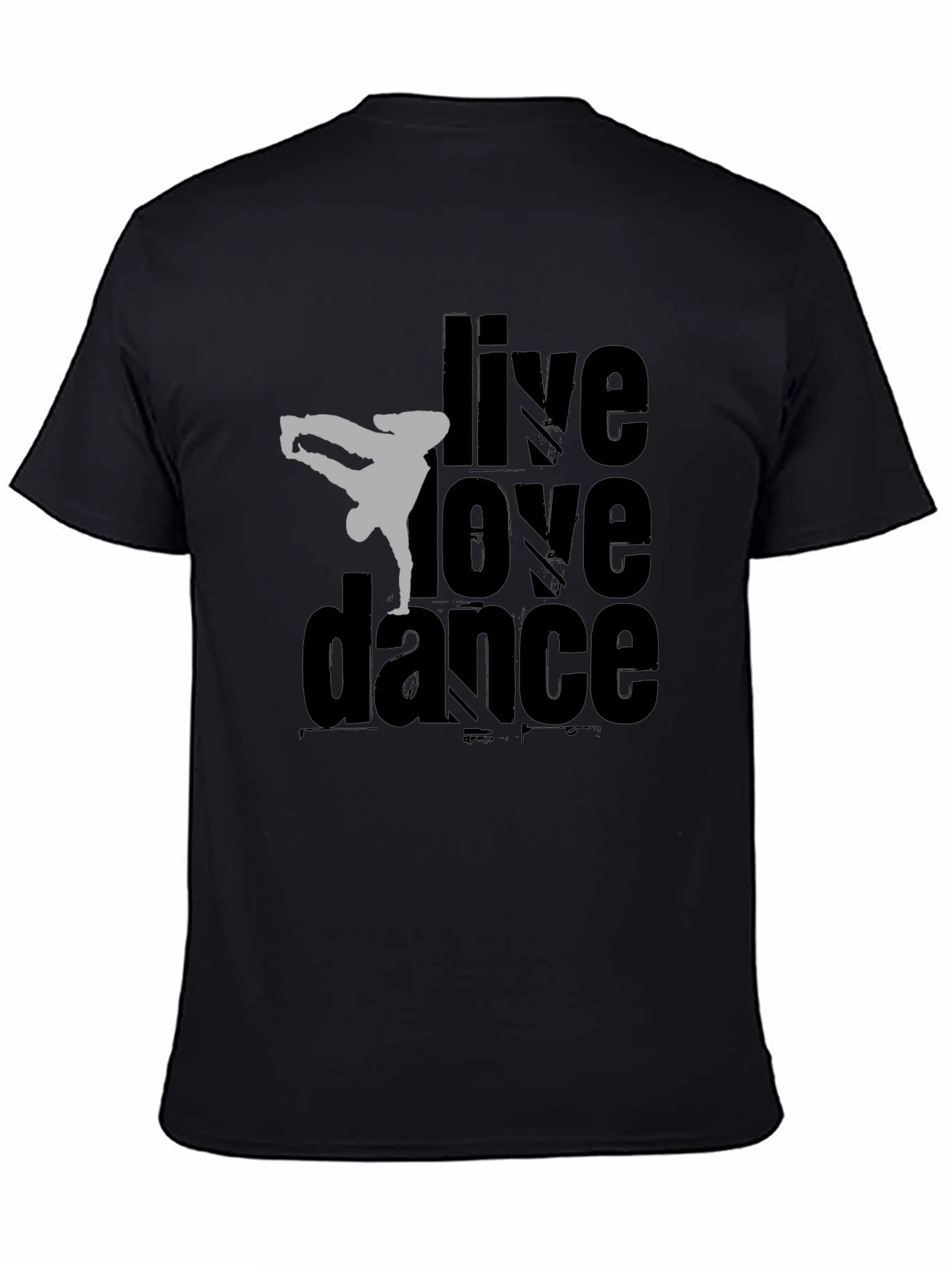 Live Love Dance Graphic Tee - Black