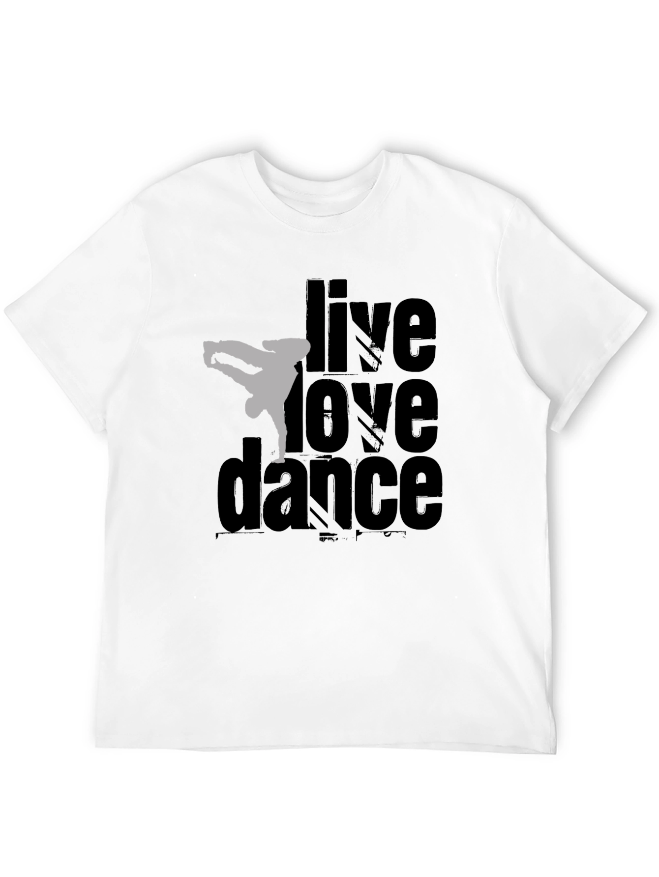 Live Love Dance Graphic Tee - Black