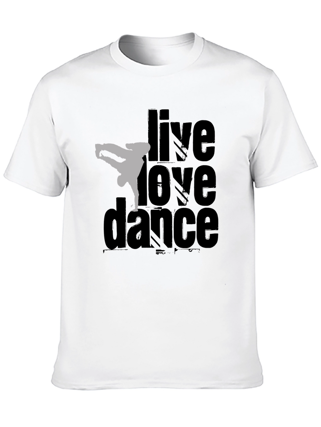 Live Love Dance Graphic Tee - Black