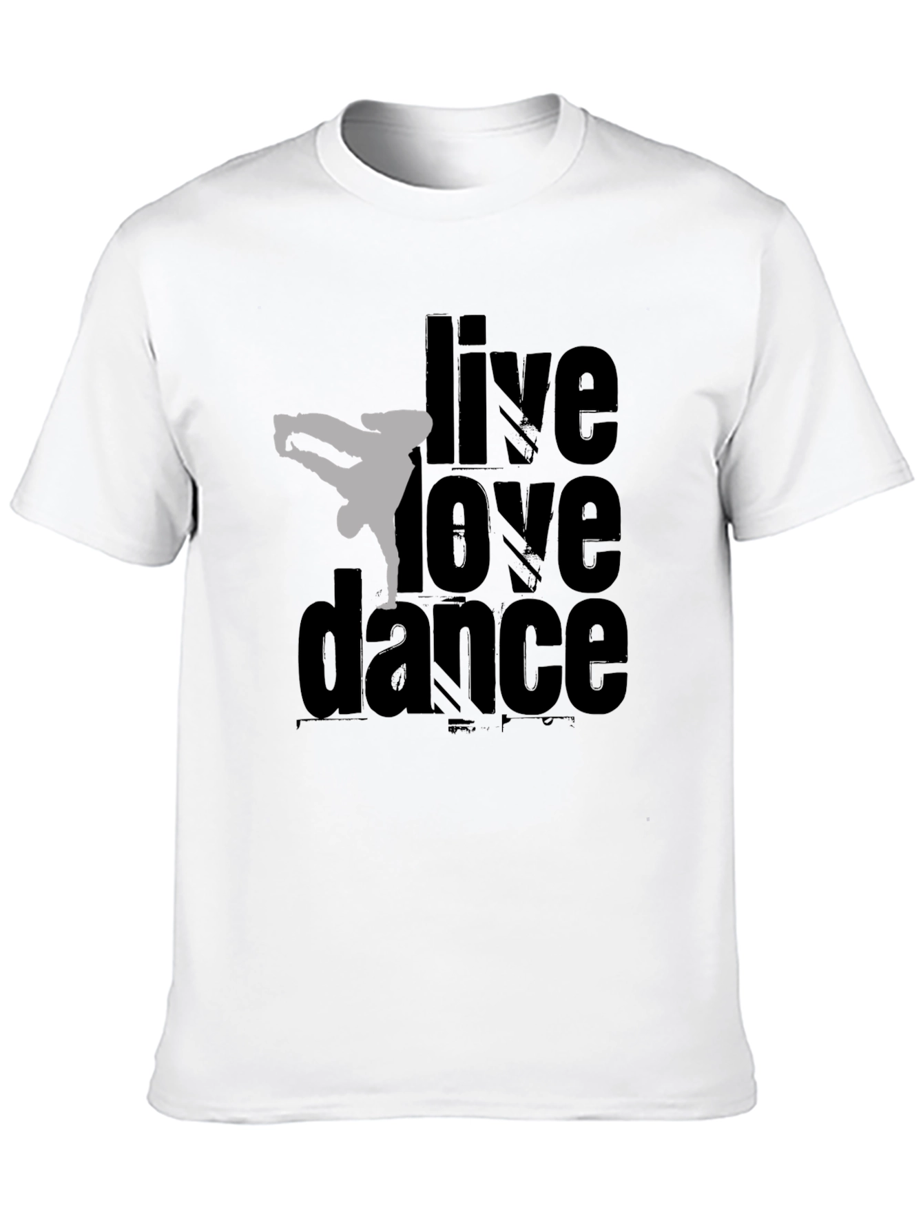 Live Love Dance Graphic Tee - Black
