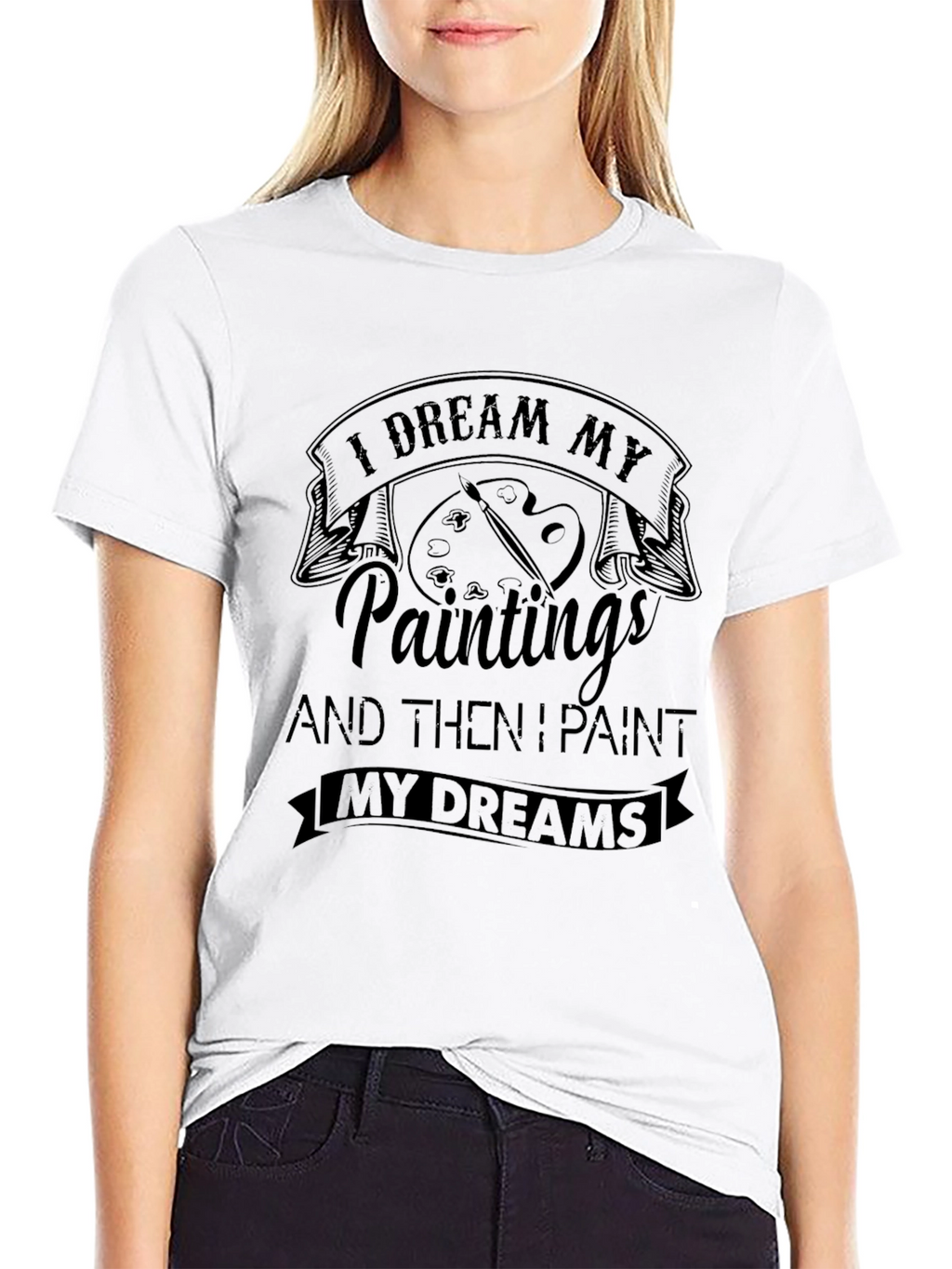 Painter Dreamer Black T-Shirt