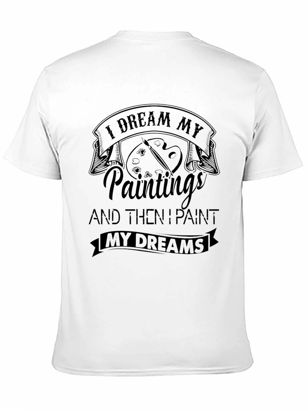 Painter Dreamer Black T-Shirt