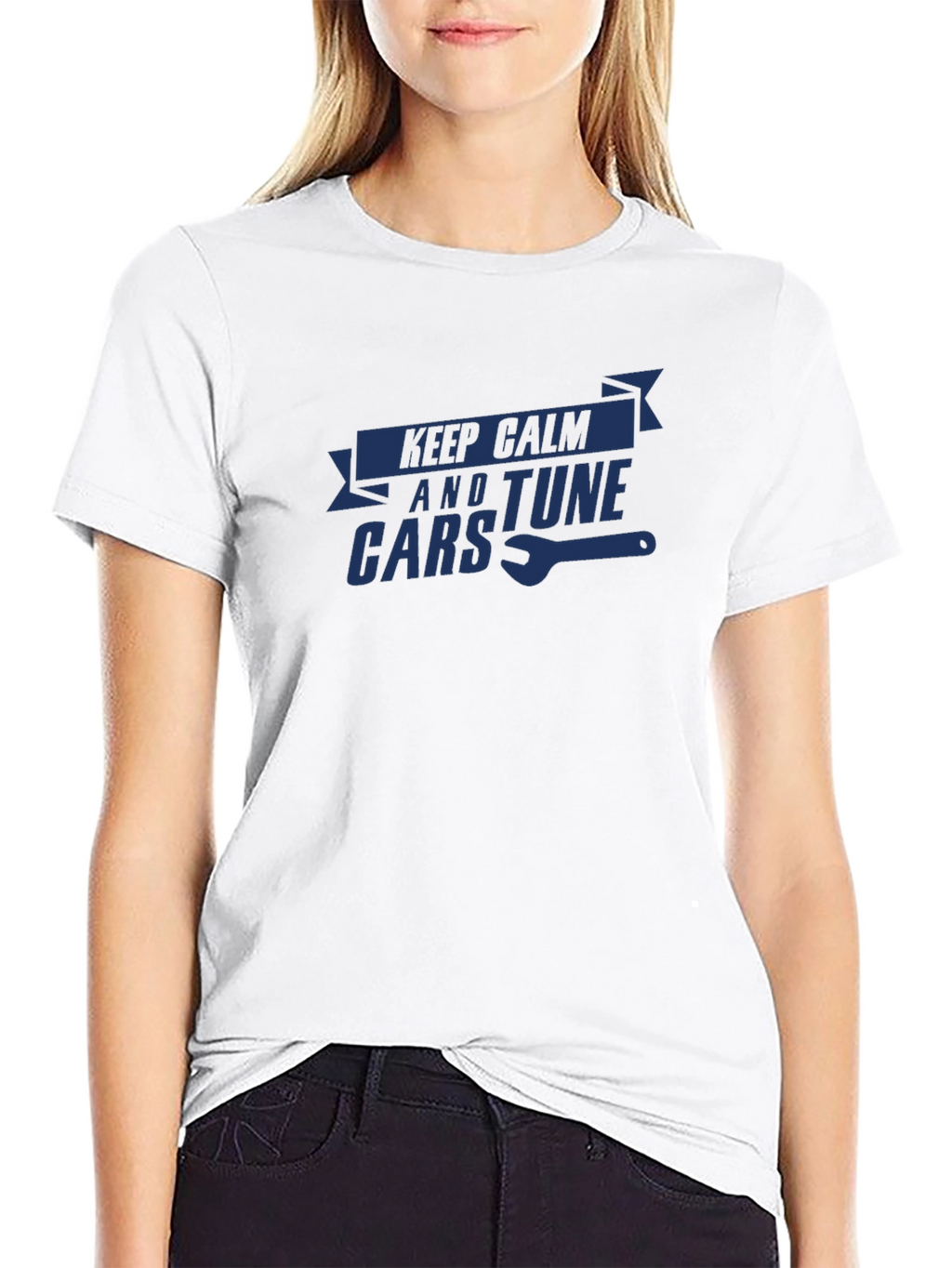 Keep Calm and Tune Cars Graphic T-Shirt
