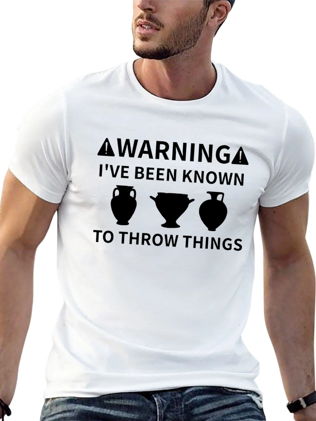 Warning: I Throw Things T-Shirt