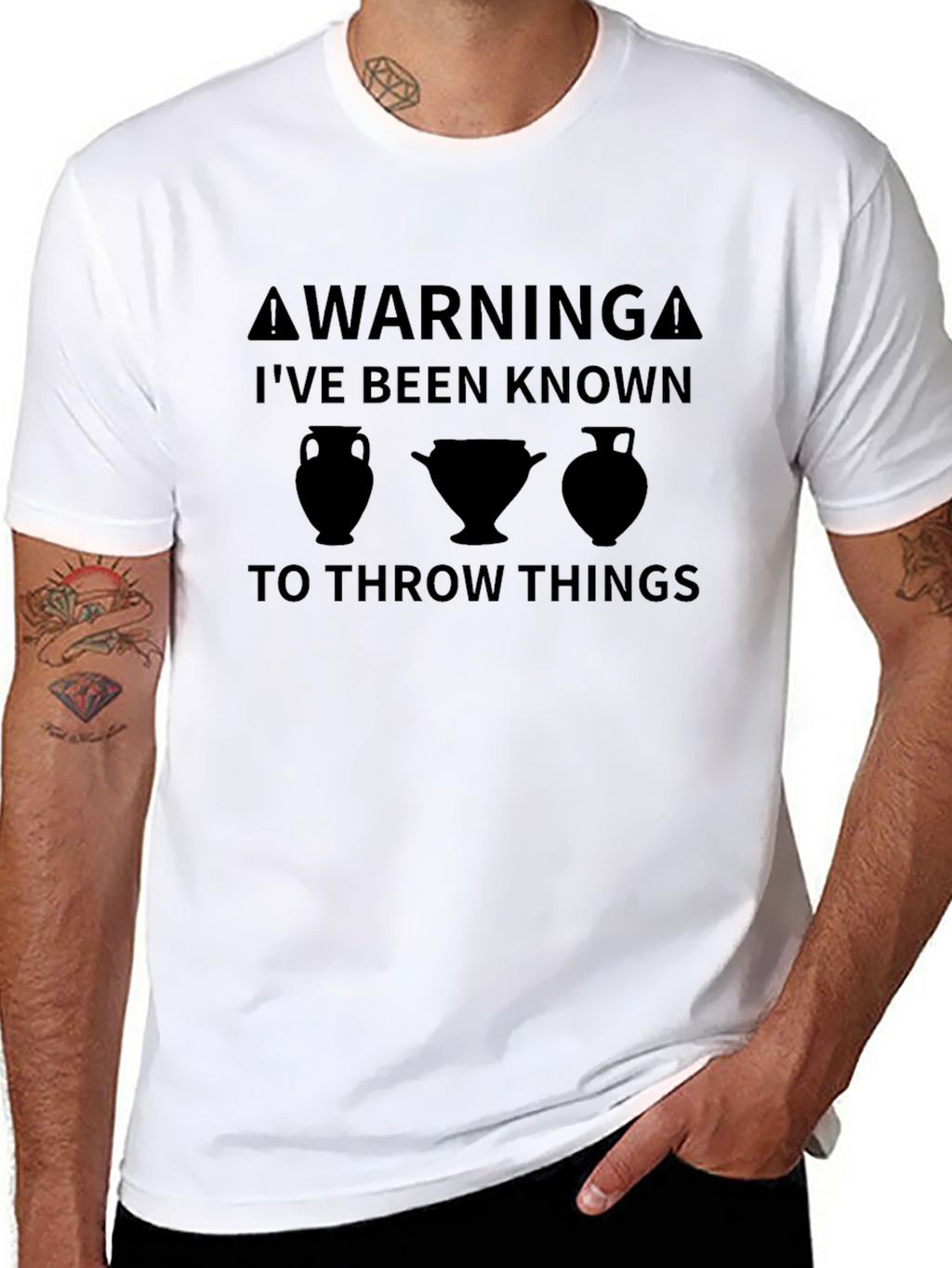 Warning: I Throw Things T-Shirt
