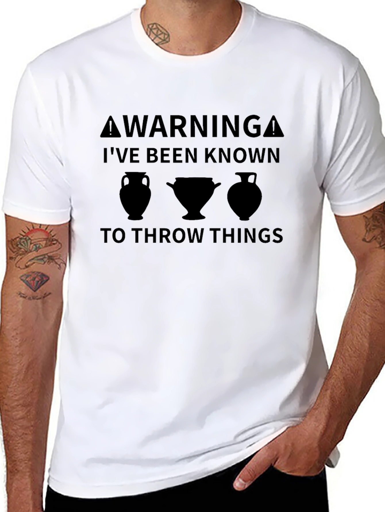 Warning: I Throw Things T-Shirt