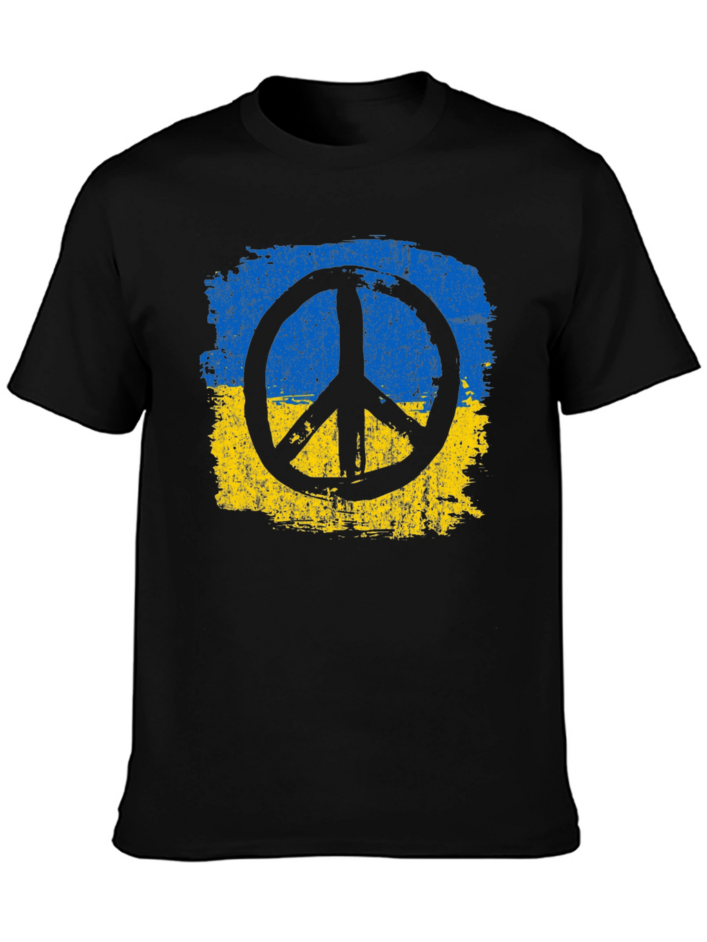 Ukraine Peace Symbol Graphic Tee