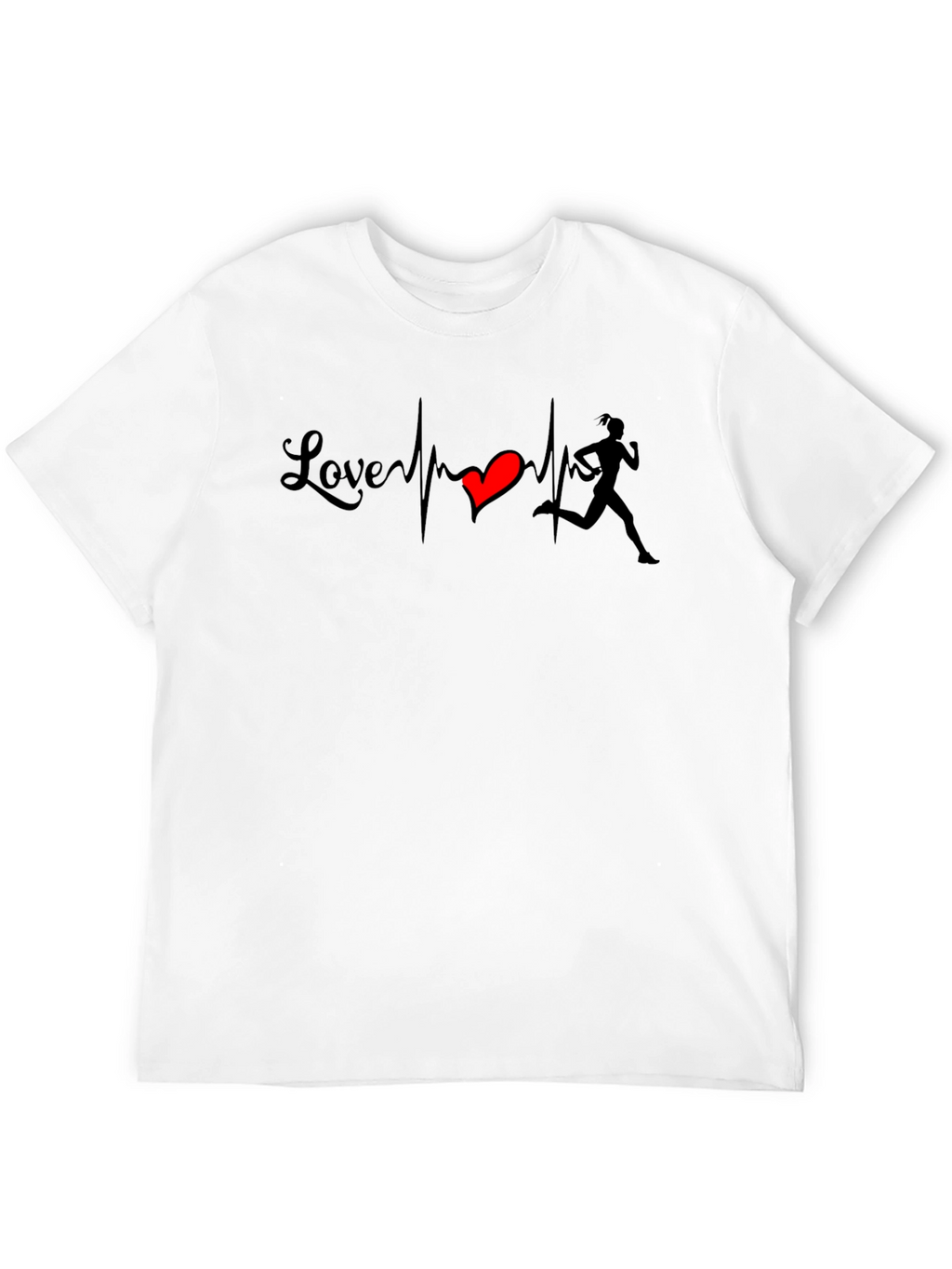 Love Running Heartbeat T-Shirt