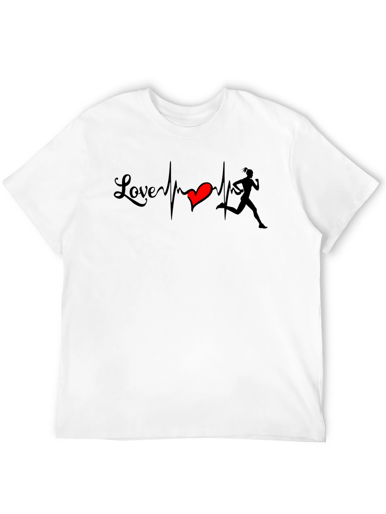 Love Running Heartbeat T-Shirt