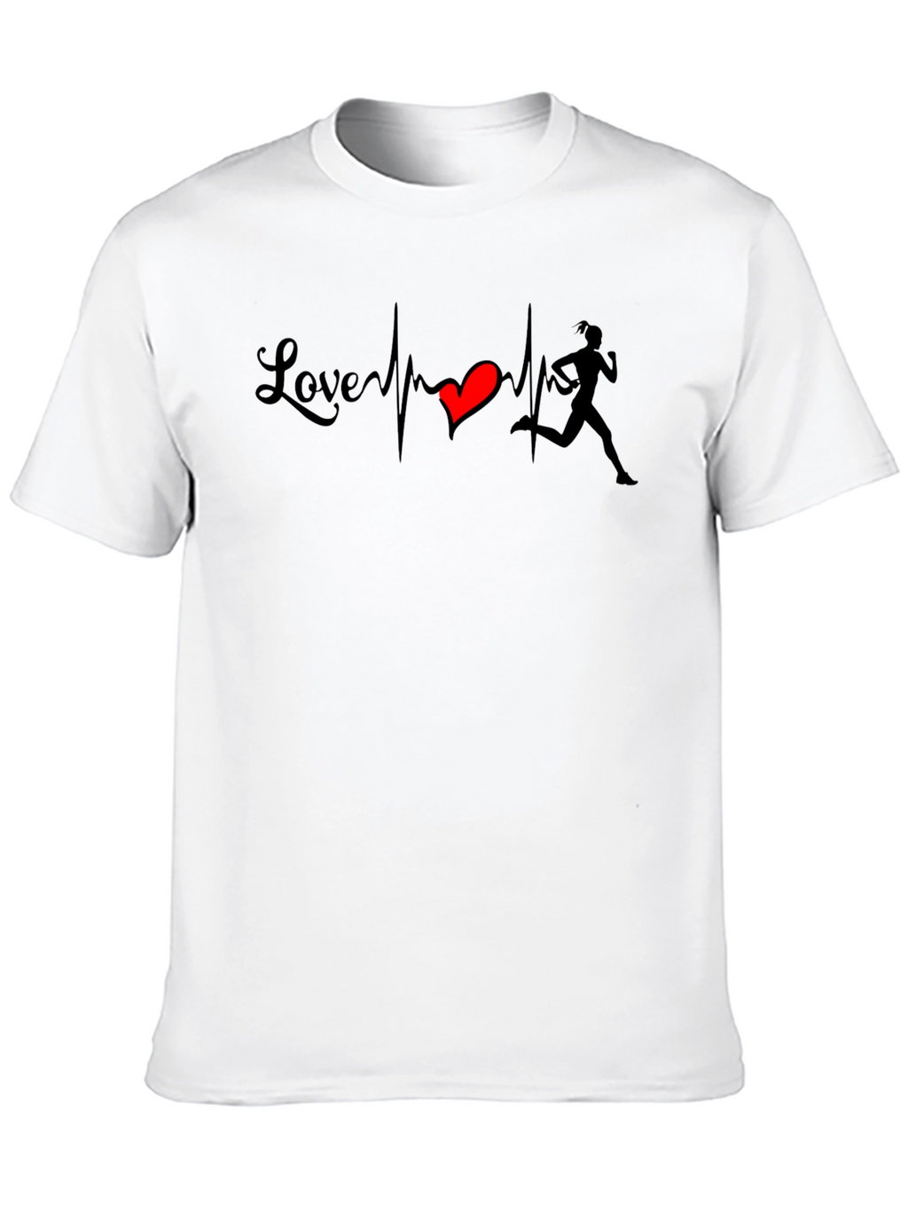 Love Running Heartbeat T-Shirt