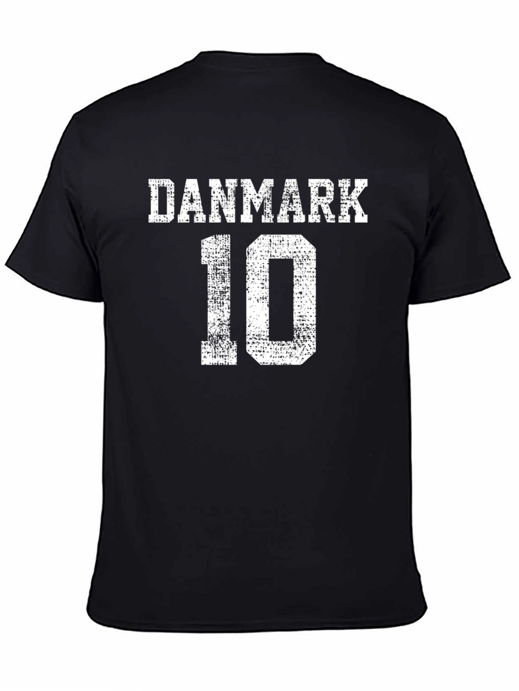 DANMARK 10 T-Shirt - Black Cotton Tee