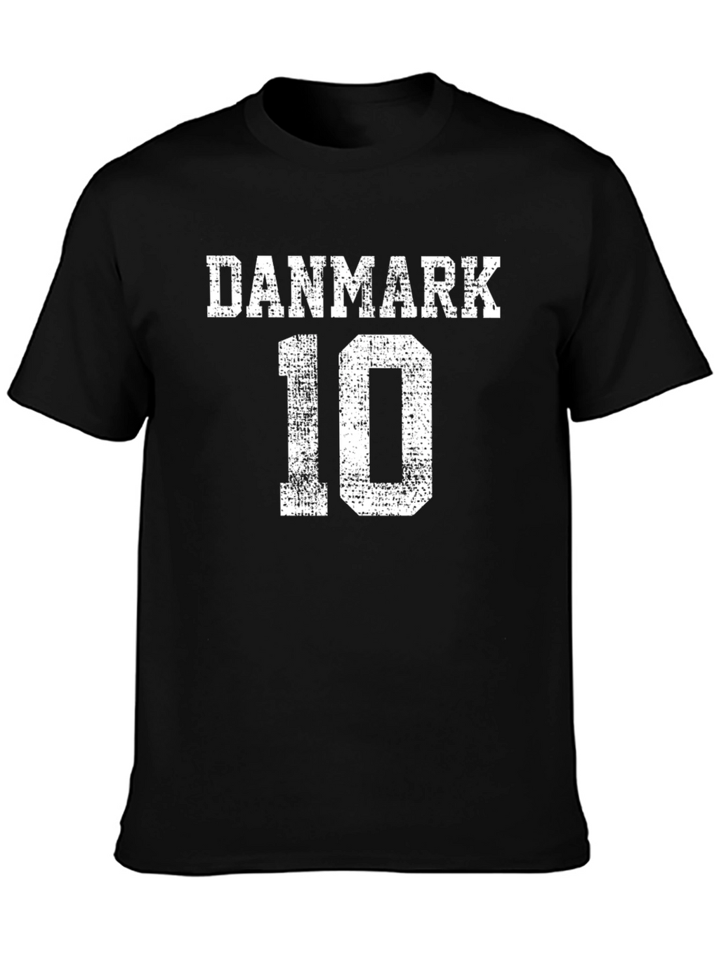 DANMARK 10 T-Shirt - Black Cotton Tee