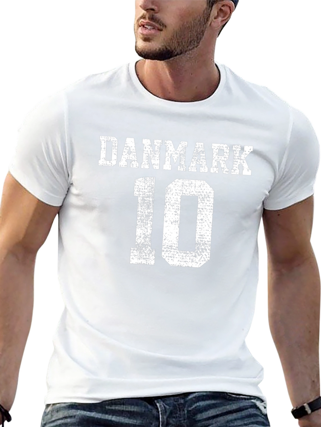 DANMARK 10 T-Shirt - Black Cotton Tee