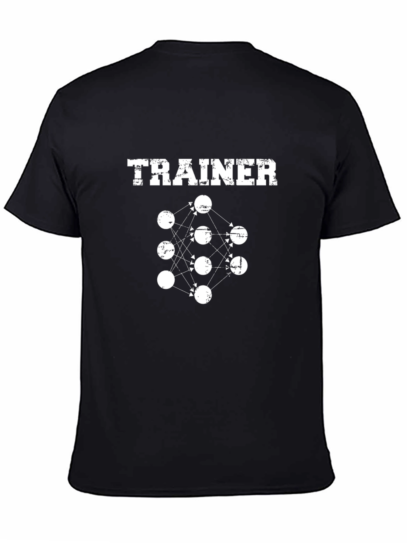 Trainer Neural Network Black T-Shirt