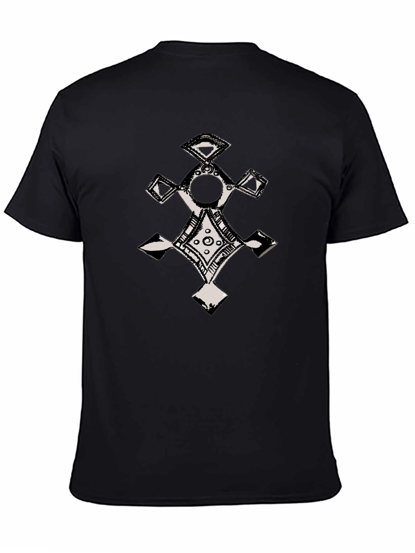 Ethnic Cross Graphic T-Shirt