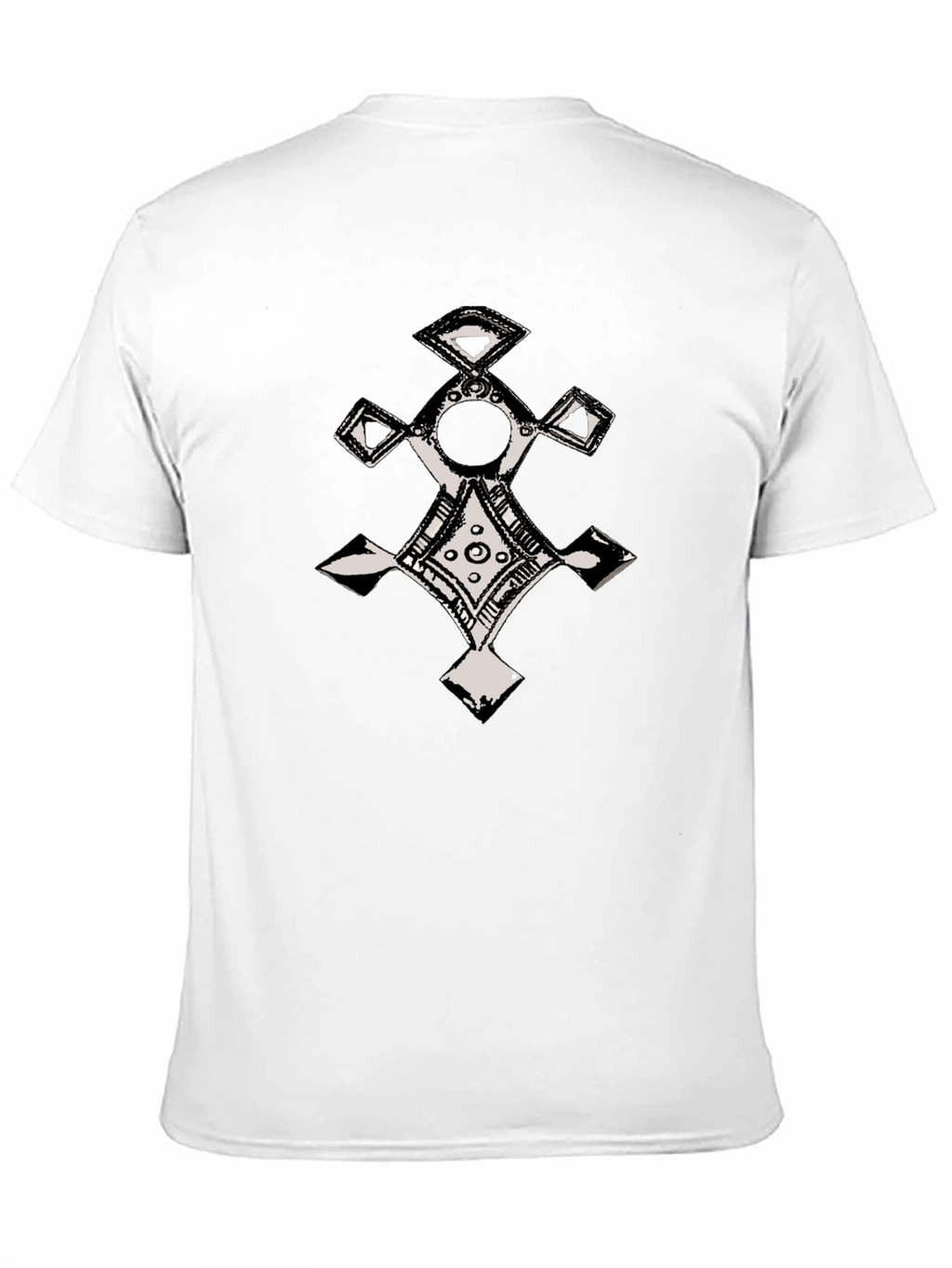 Ethnic Cross Graphic T-Shirt