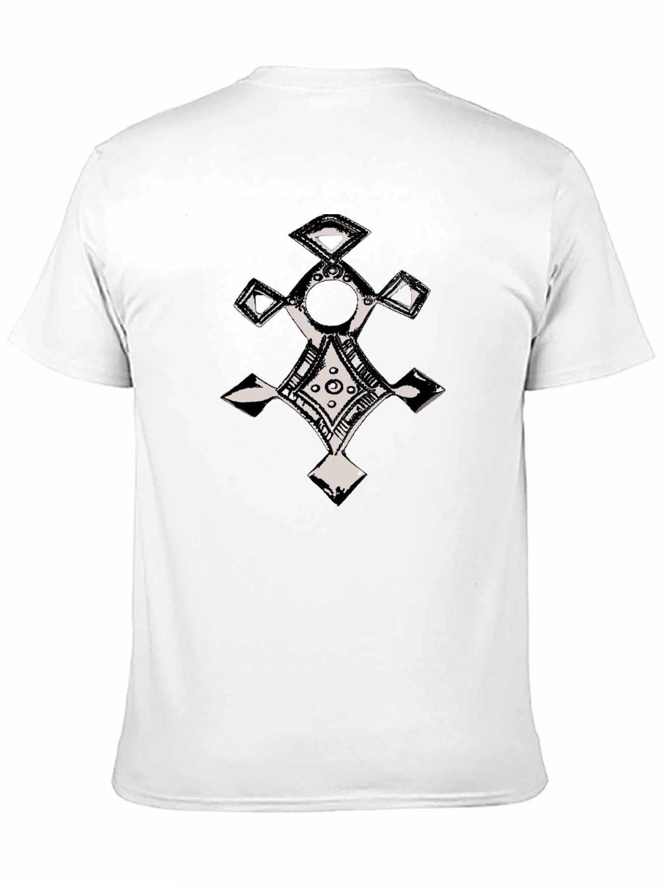 Ethnic Cross Graphic T-Shirt