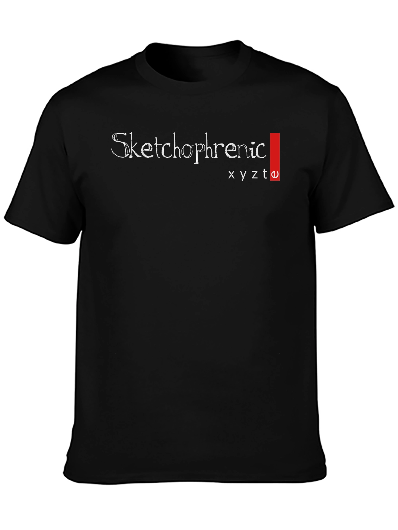 Sketchophrenic Black Graphic Tee