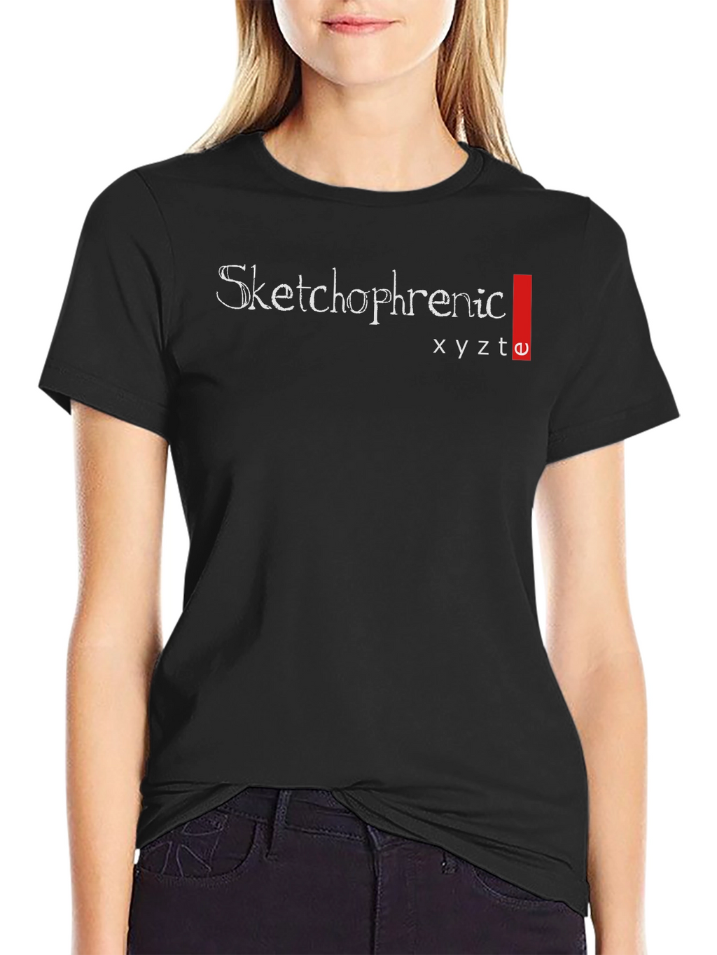 Sketchophrenic Black Graphic Tee