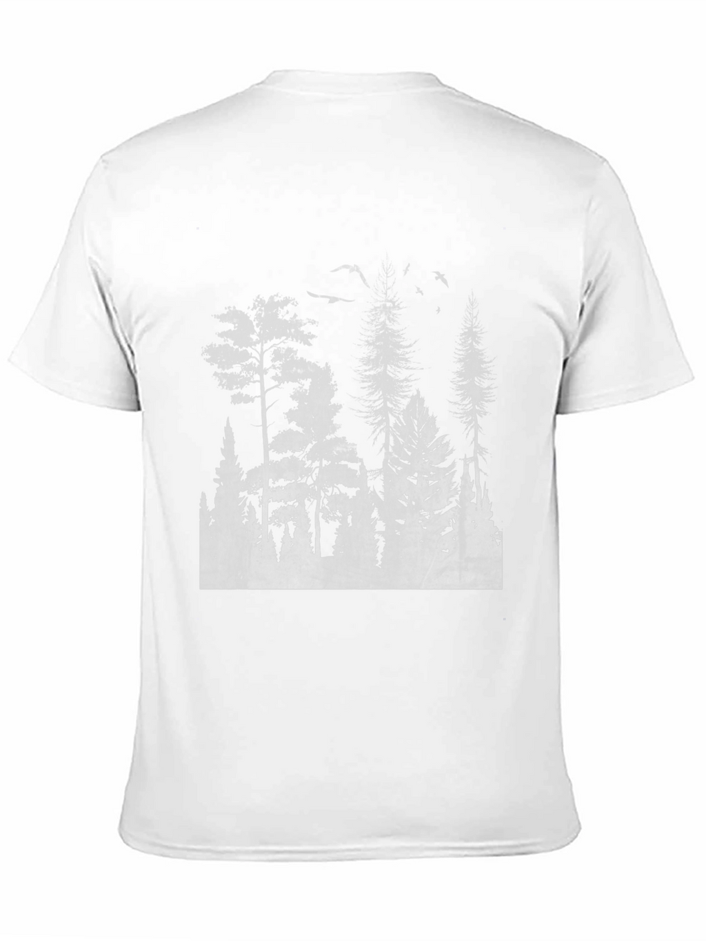 Mens Black Forest Print Tee