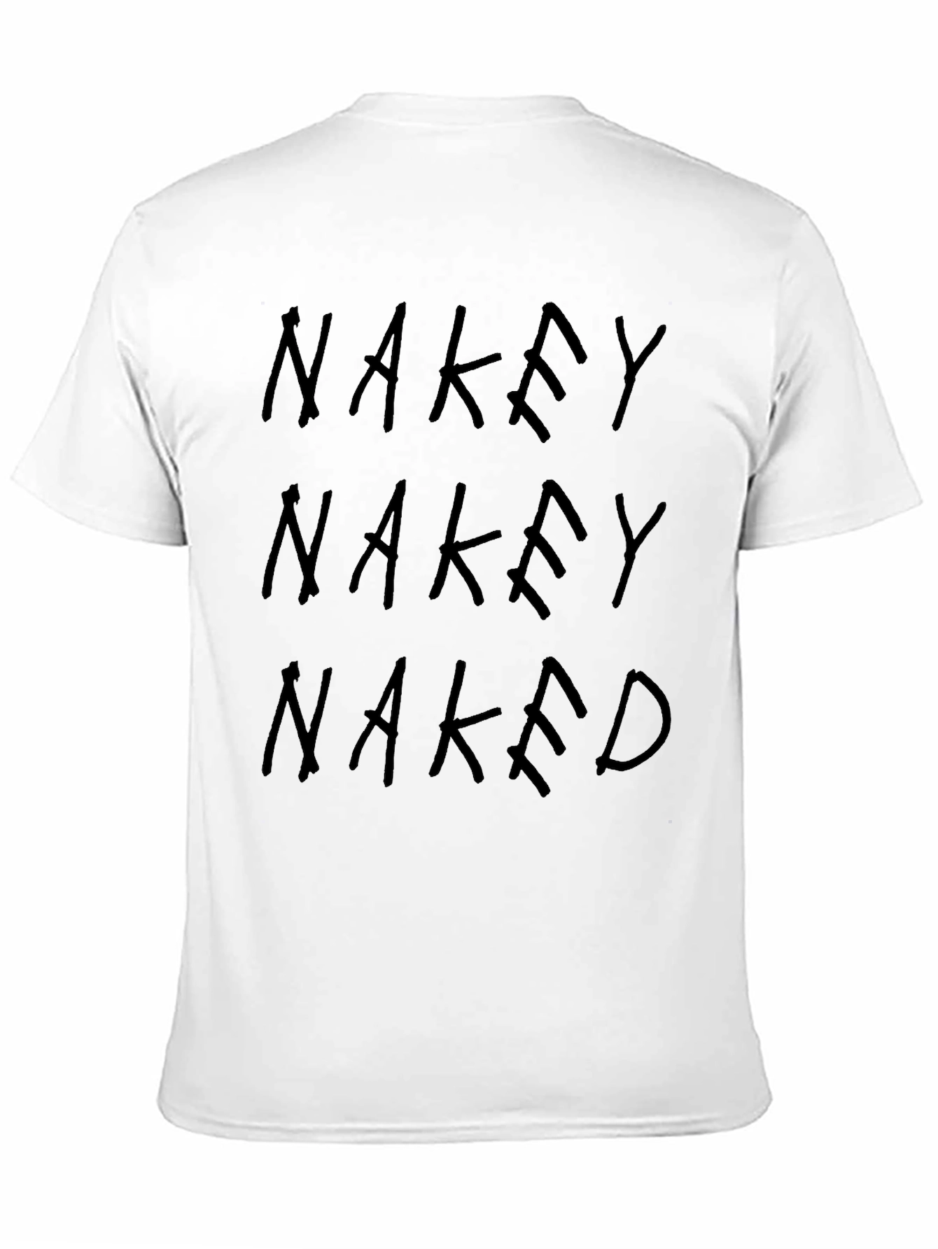 Nakey T-Shirt - Bold Graphic Tee