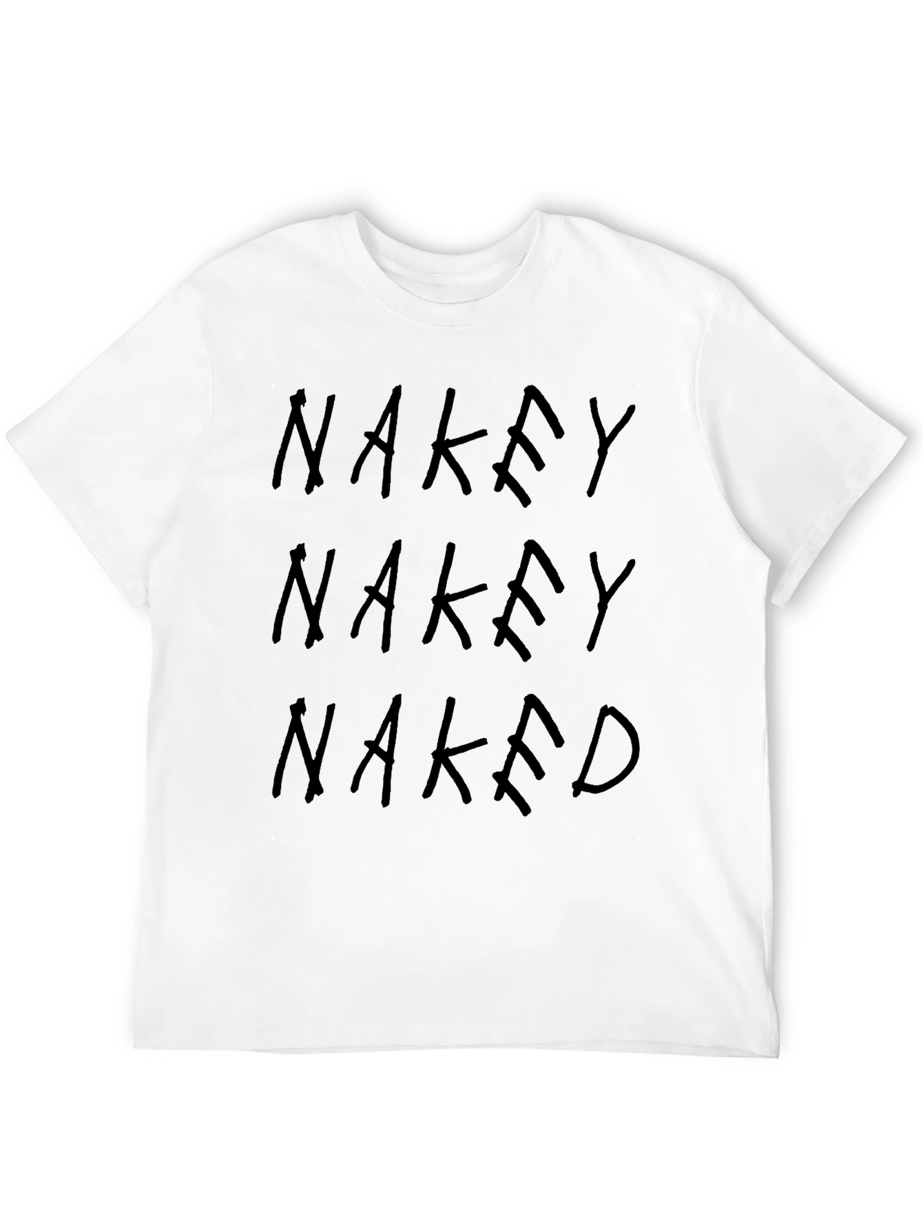 Nakey T-Shirt - Bold Graphic Tee