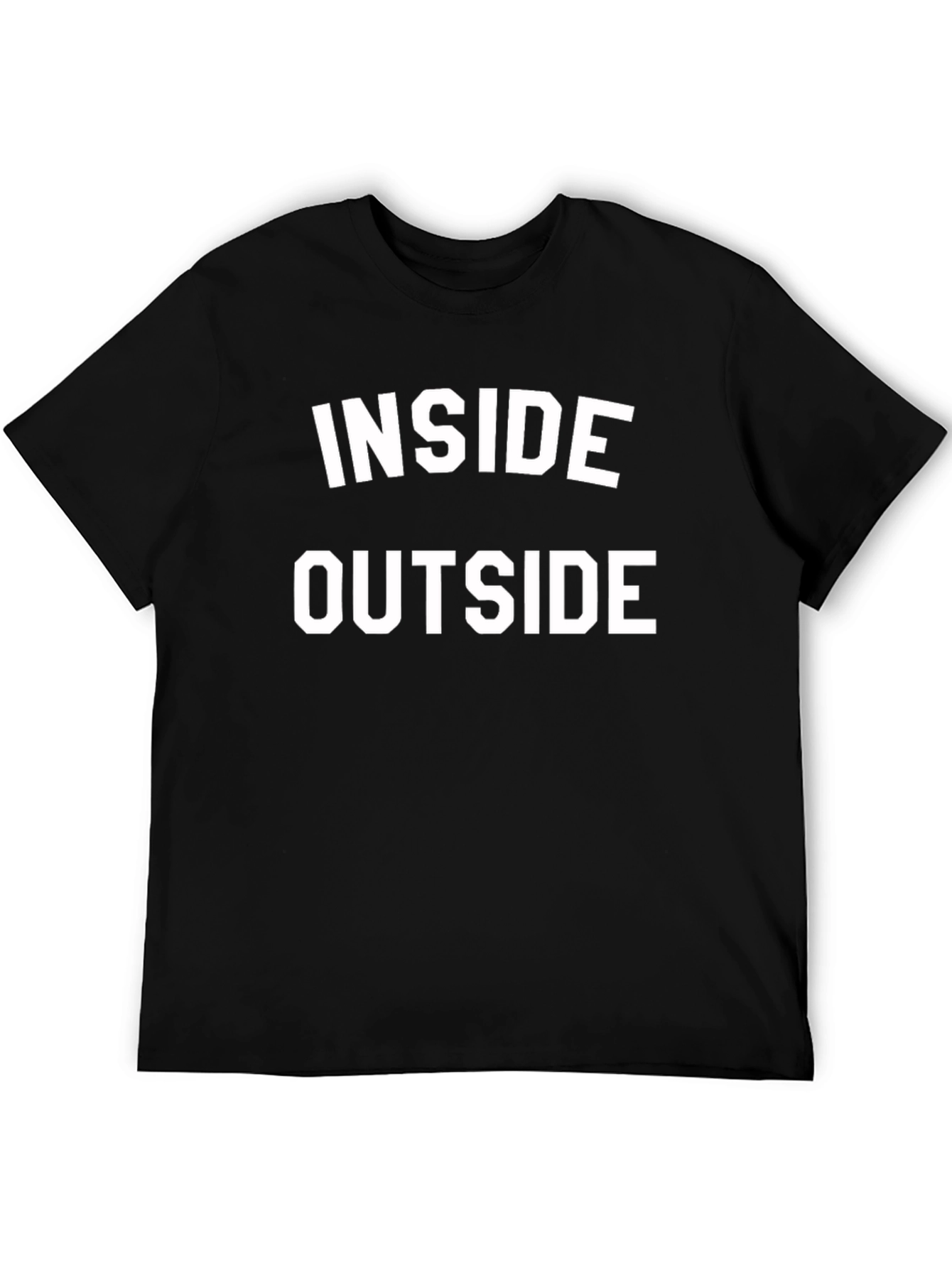 Inside Outside Graphic T-Shirt - Unique Design