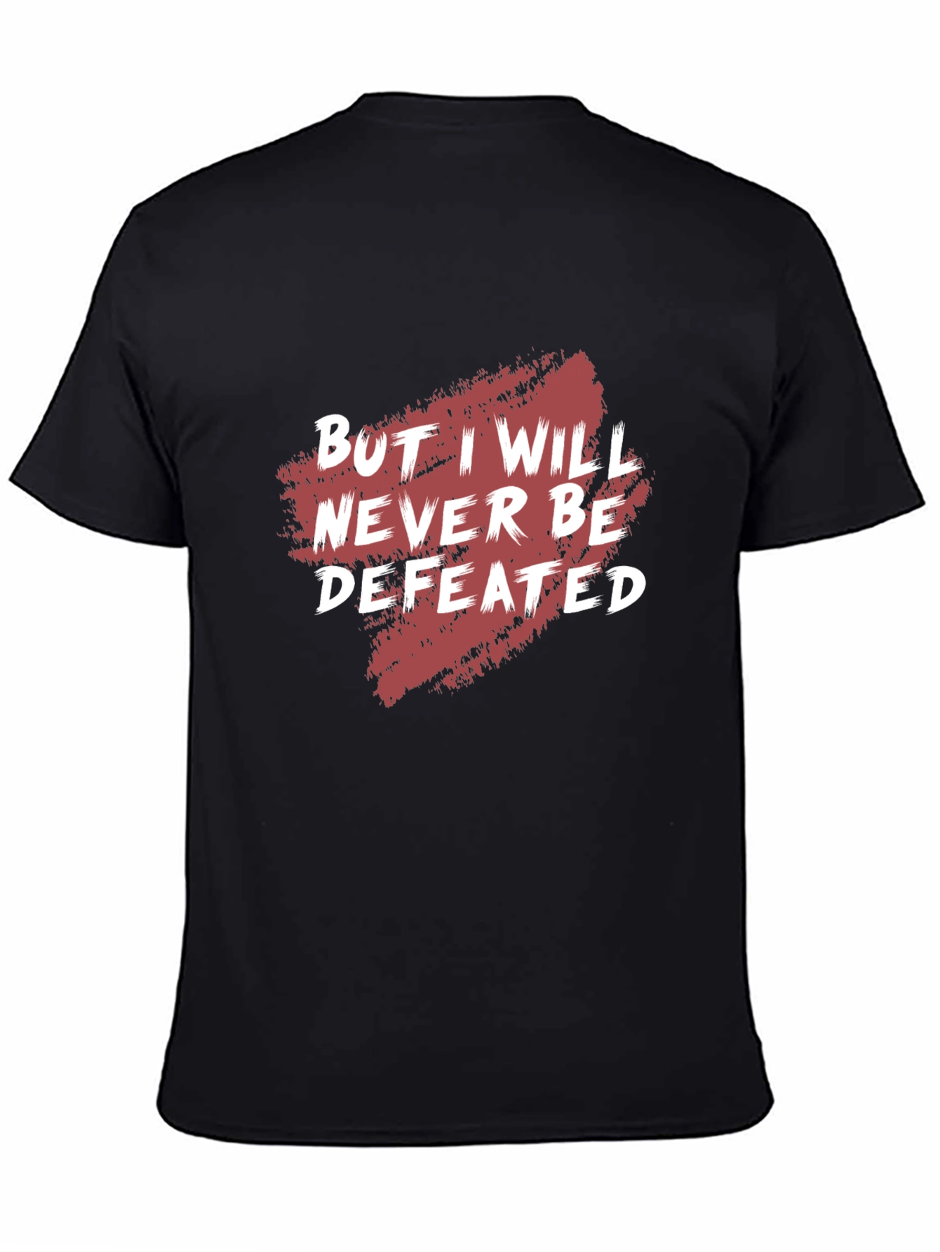 Unyielding Spirit Graphic Tee - Never Be Defeated