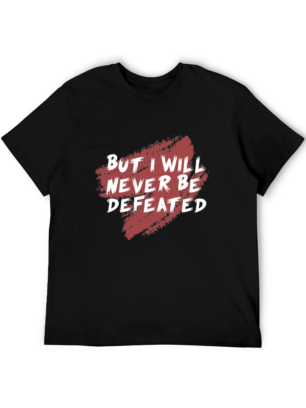 Unyielding Spirit Graphic Tee - Never Be Defeated
