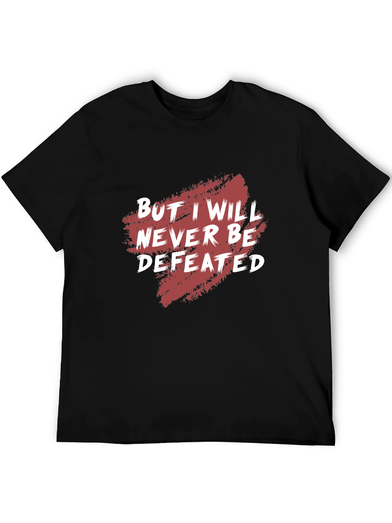 Unyielding Spirit Graphic Tee - Never Be Defeated