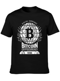 Bitcoin Cryptocurrency Future Black T-Shirt