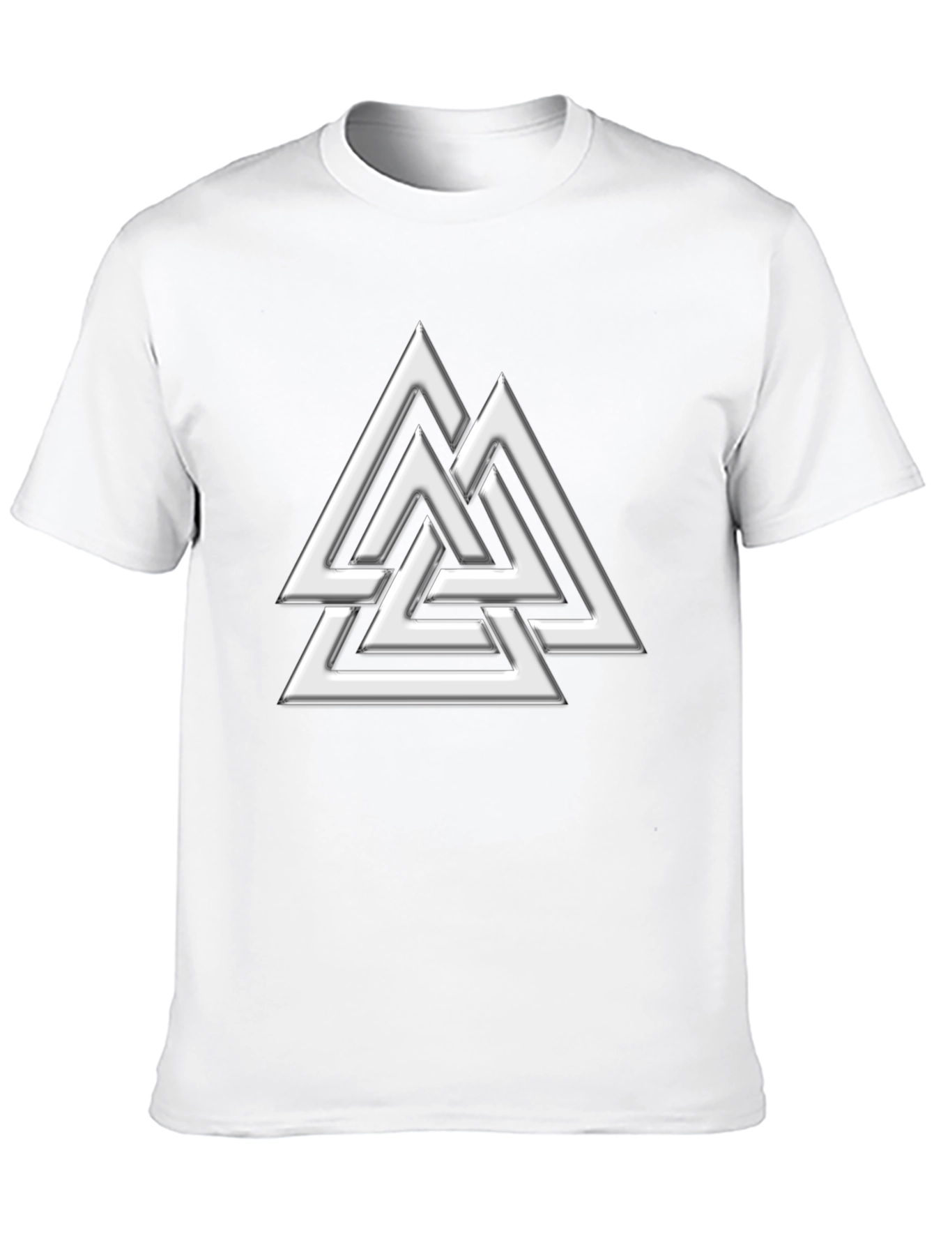 Valknut Symbol Graphic Tee - Norse Viking Design