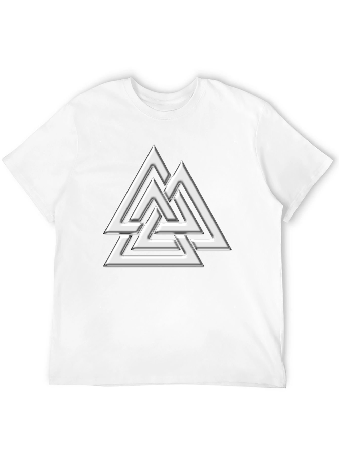 Valknut Symbol Graphic Tee - Norse Viking Design