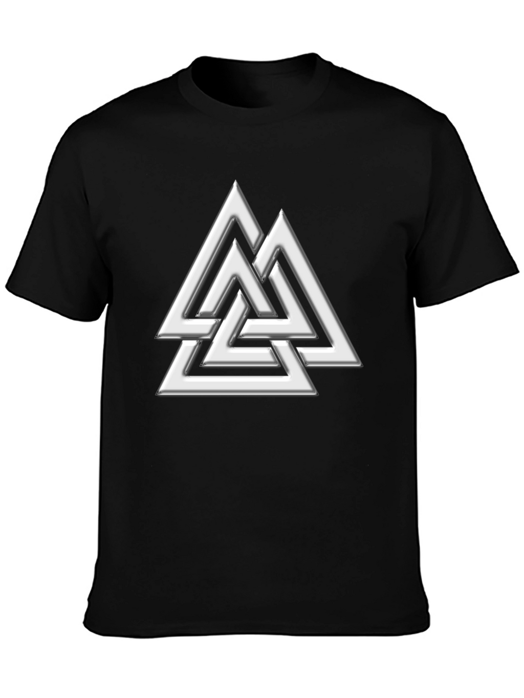 Valknut Symbol Graphic Tee - Norse Viking Design