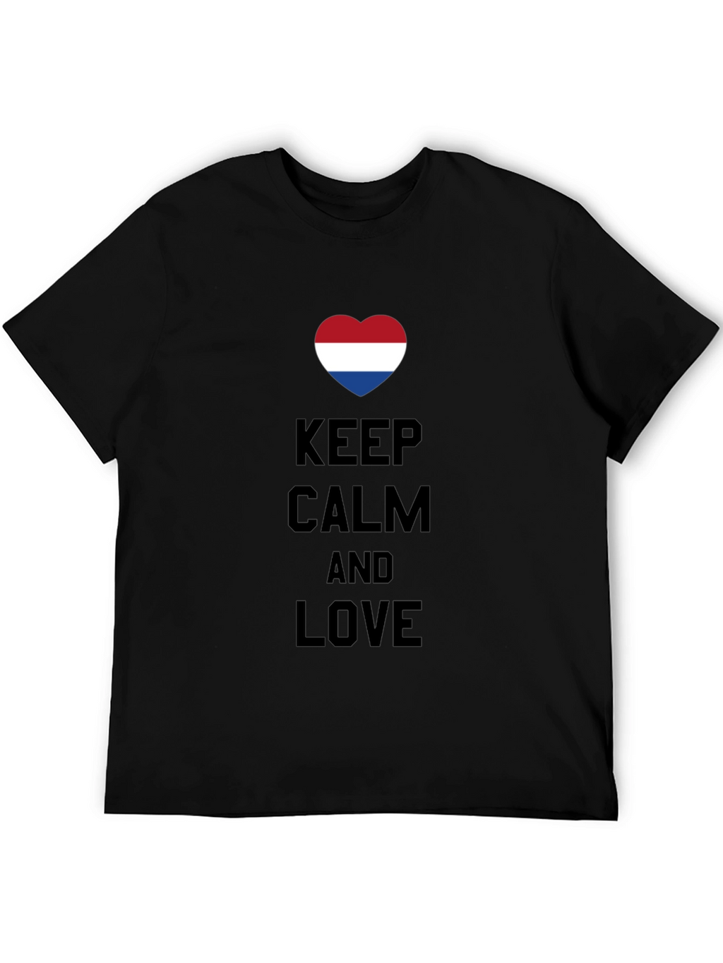 Keep Calm and Love - Dutch Heart T-Shirt