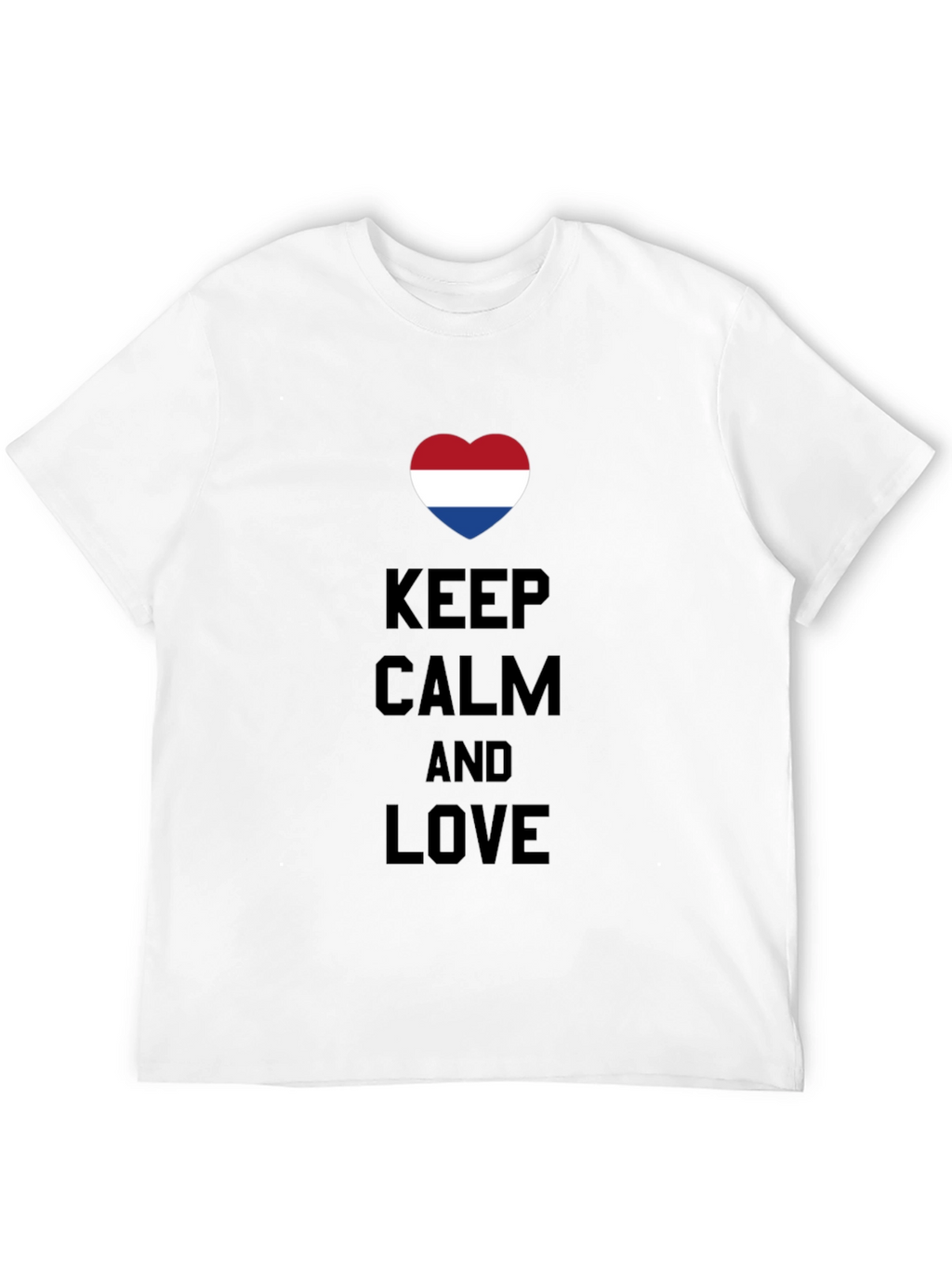 Keep Calm and Love - Dutch Heart T-Shirt