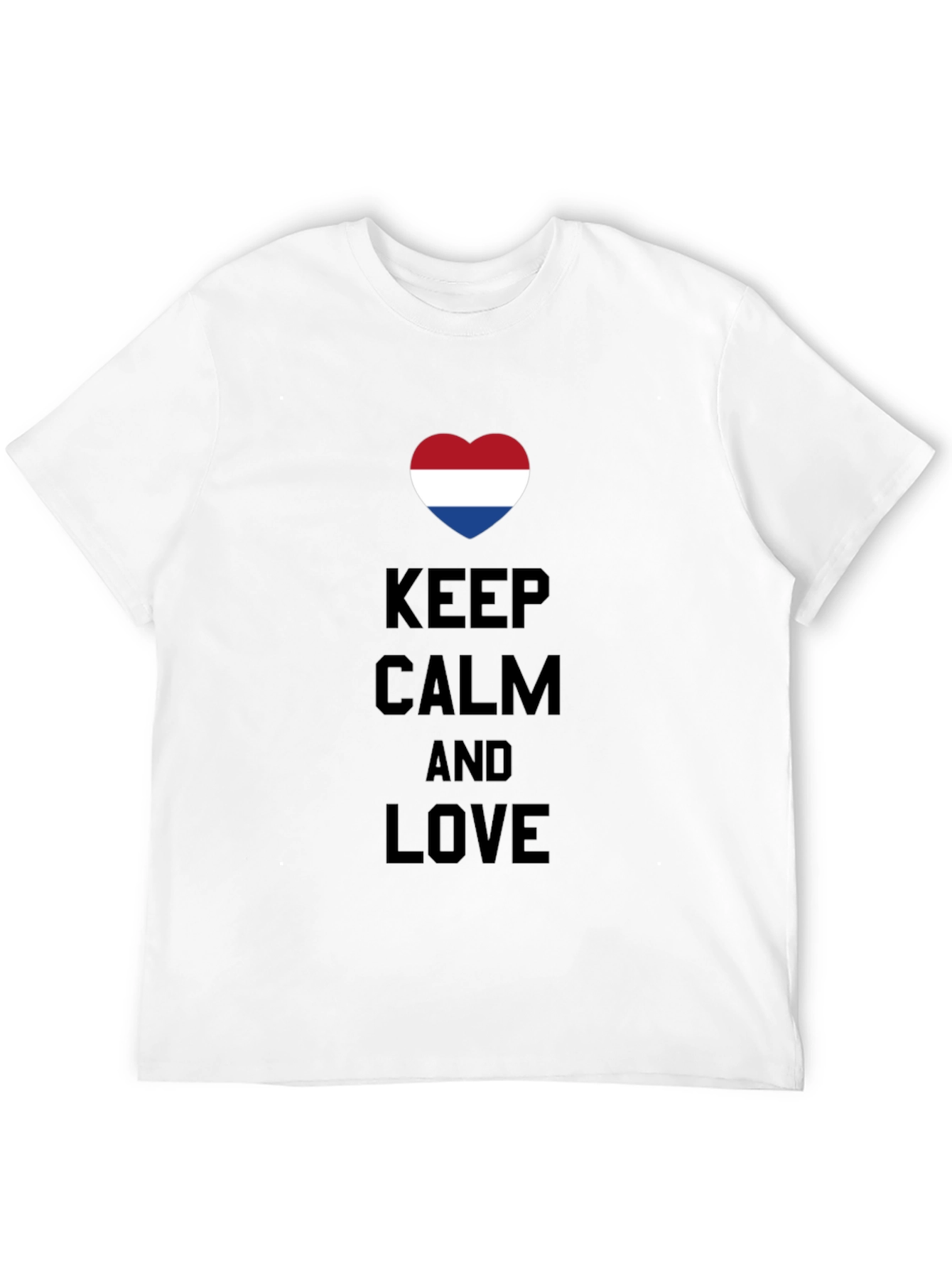 Keep Calm and Love - Dutch Heart T-Shirt