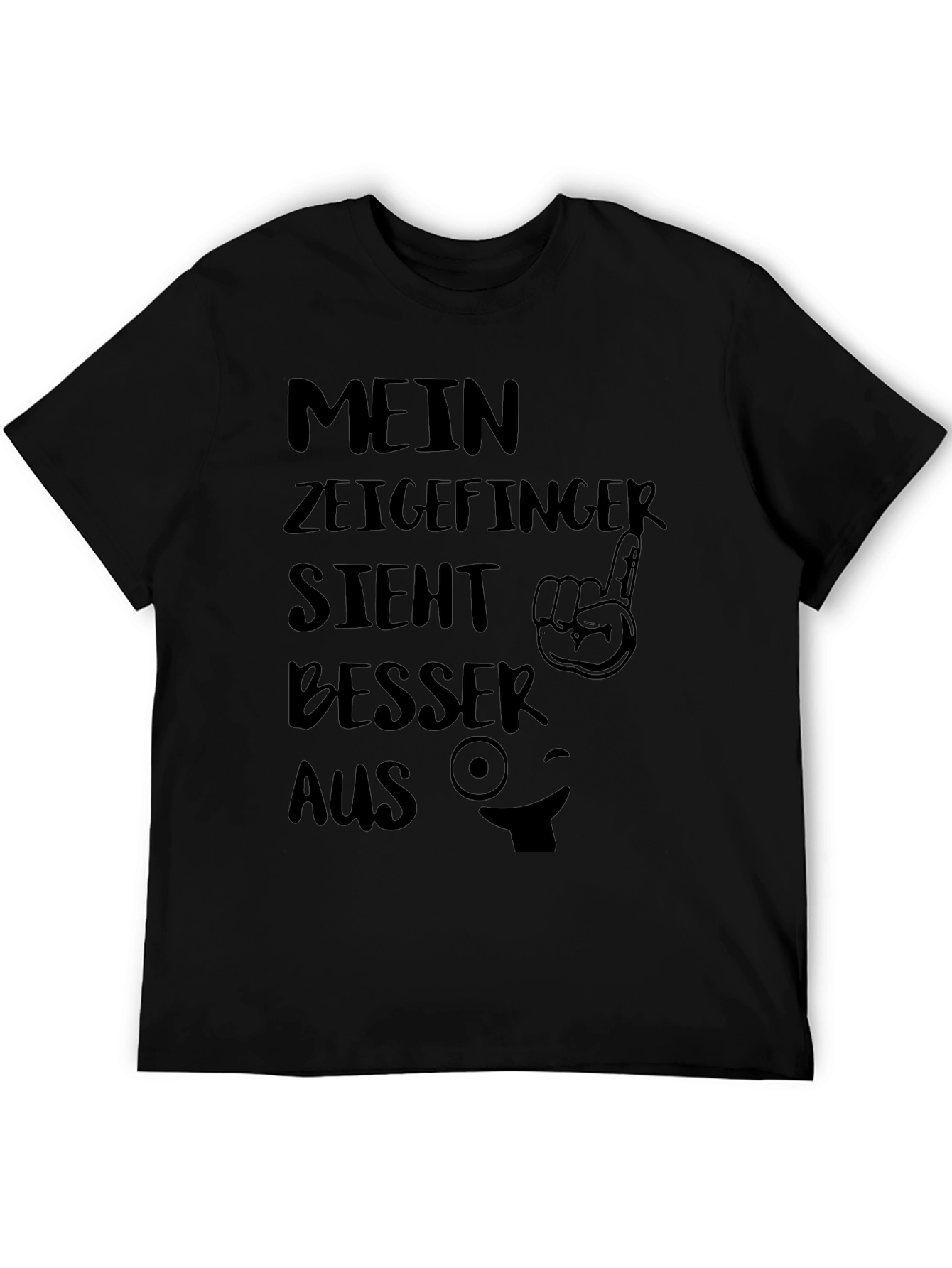 Funny German T-Shirt: Mein Zeigefinger