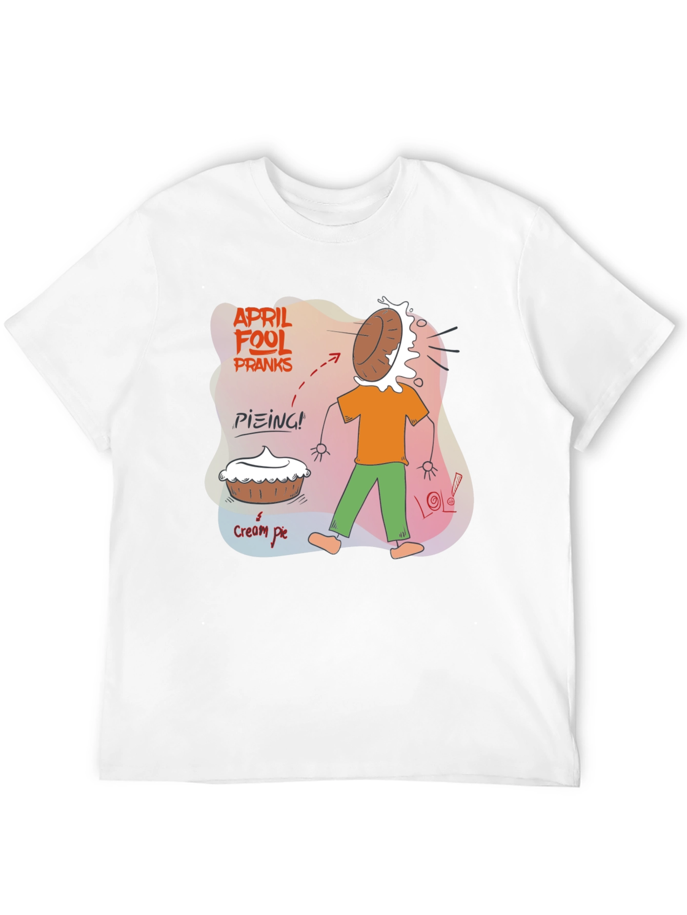 April Fools Day Cream Pie Prank T-Shirt