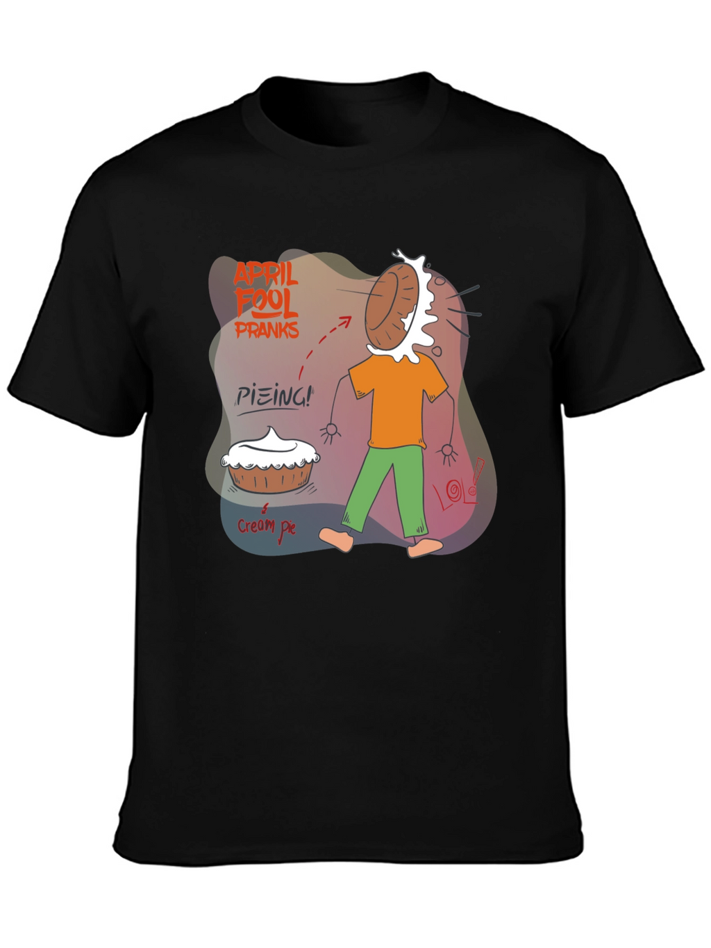 April Fools Day Cream Pie Prank T-Shirt